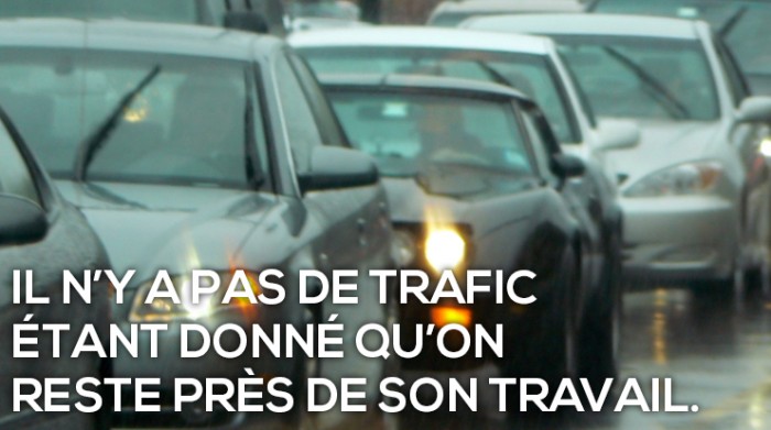 voitures dans le trafic