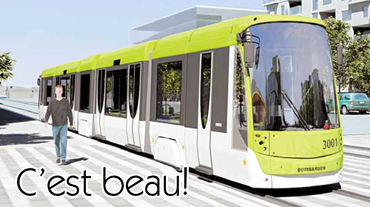 Visuel du tramway