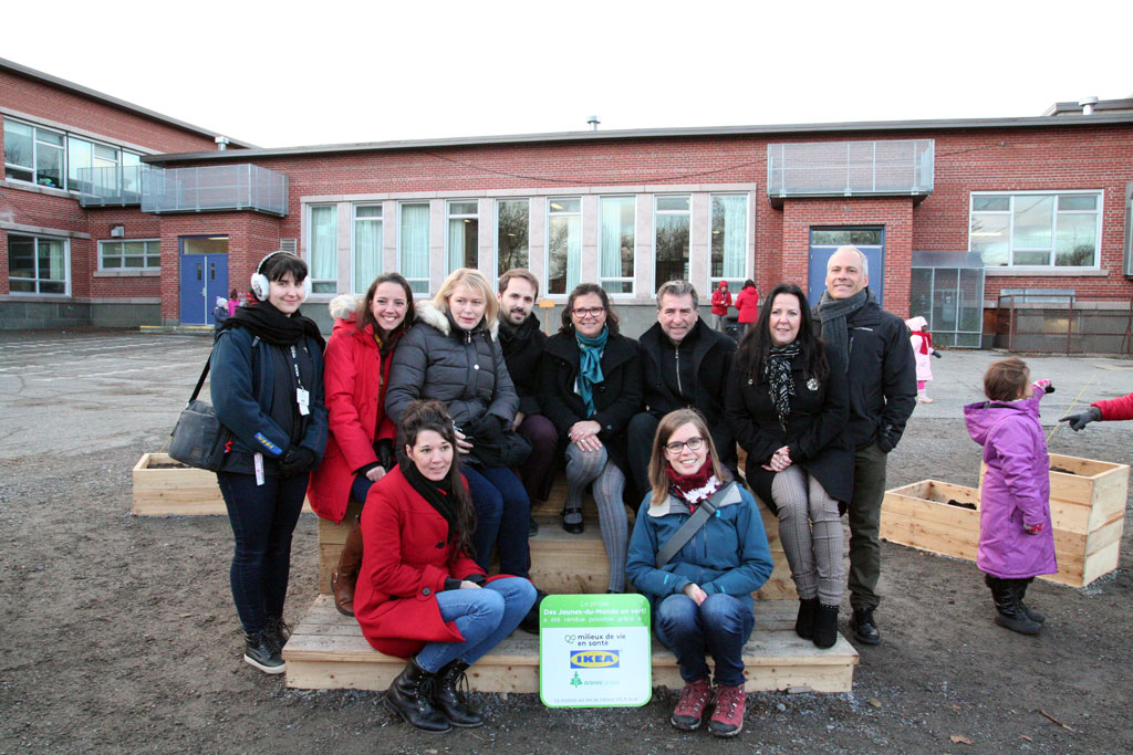 Une classe plein air à l’école Jeunes-du-Monde