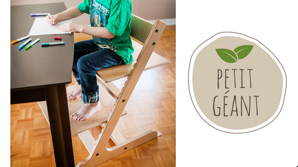 Petit géant : Une chaise évolutive 100% Québec