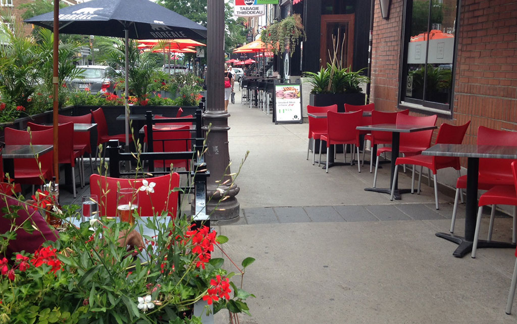 Cafés-terrasses de la Piazzetta