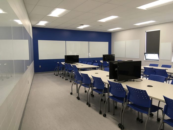 Une classe d’apprentissage actif au Cégep Garneau