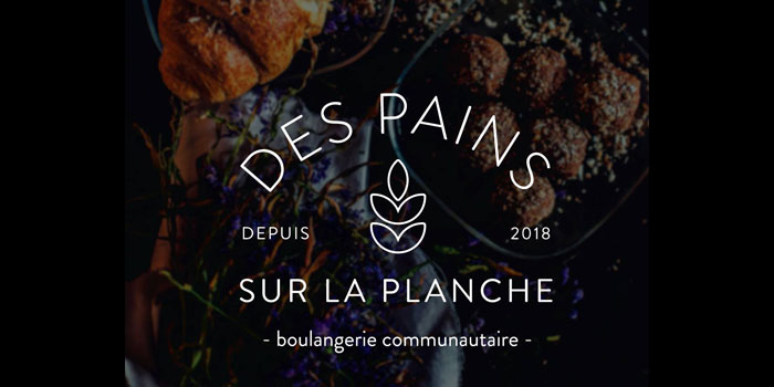 Logo de la boulangerie communautaire Des pains sur la planche