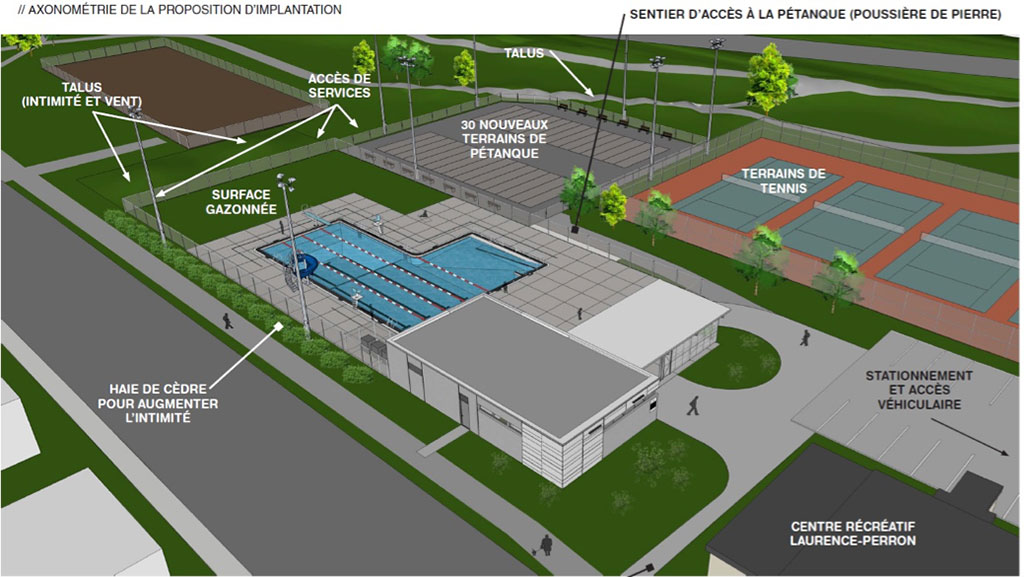 Piscine à Vanier