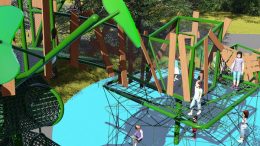 Nouvelle structure de jeux à Expo Cité
