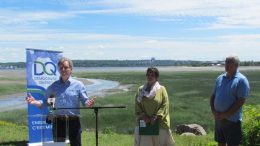 Jean Rousseau, Lyne Girard et Daniel Guay de Démocratie Québec