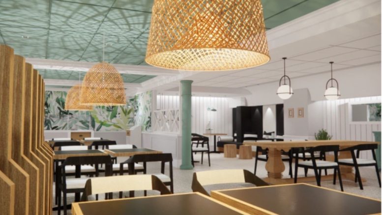 Rendu du nouveau restaurant du monastère des Augustines, Le Vivoir.