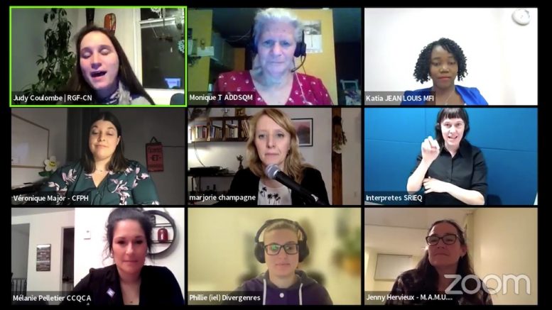 Le panel de « L'avenir est féministe x.
