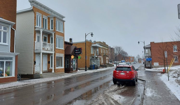 La rue Racine, dans Loretteville, qui doit faire l'objet d'une redynamisation