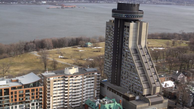 Vue aérienne de l'hôtel Le Concorde