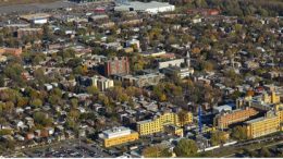 Vue aérienne du quartier Maizerets