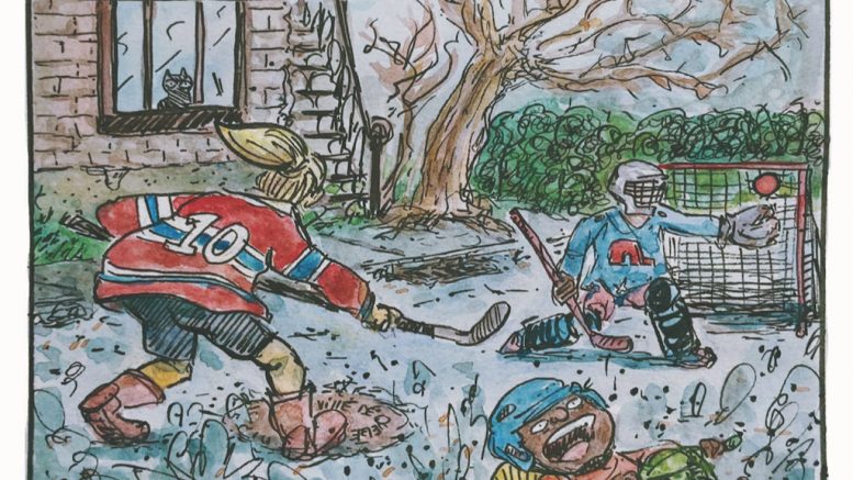 Le dessin du mois de Luc Sanschagrin.
