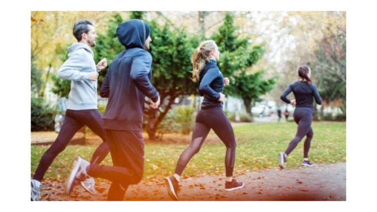 Des coureurs