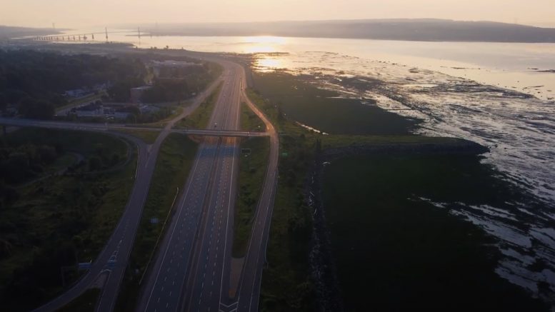 Vue de l'autoroute Dufferin-Montmorency