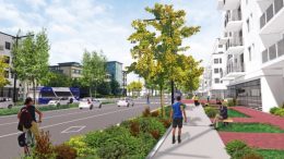 Projection du boulevard Wilfrid-Hamel.