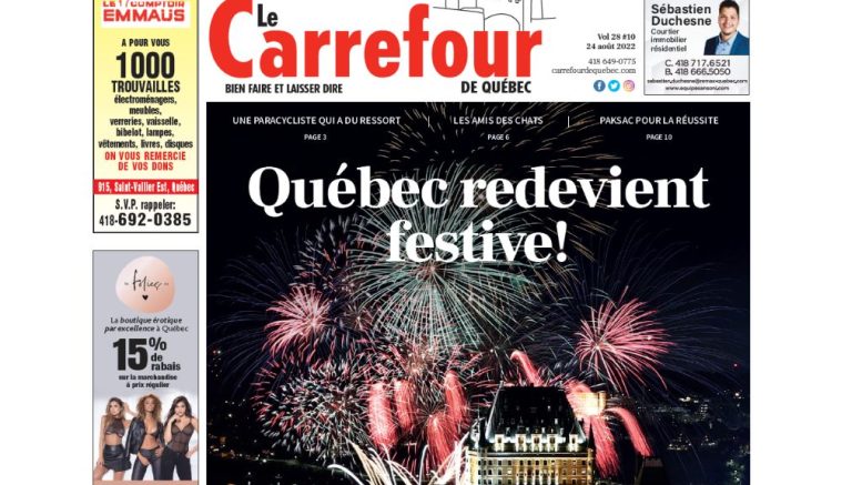 Une du Carrefour du 24 août 2022