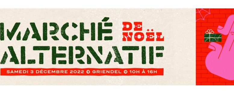 L'affiche du marché de Noël alternatif