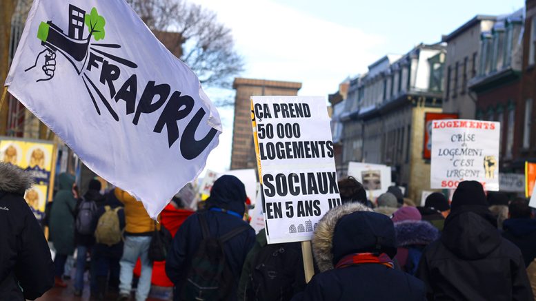 La manifestation du 16 février pour le logement socia