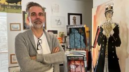 Paul Bordeleau, auteur et illustrateur de BD, à la Shop à Bulles. Crédit photo : Estelle Lévêque