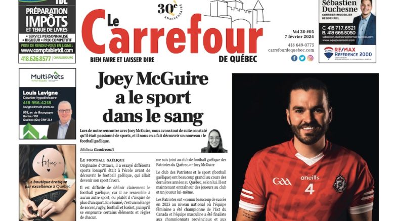 La une du Carrefour de février 2024.