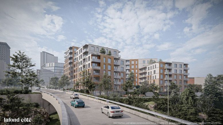 La ville dévoile les premiers plans de la requalification des îlots Saint-Vincent-de-Paul et Lépine. (Crédit photo : Image fournie par Lafond-Côté Architectes)