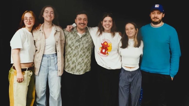 Les étudiants du Cégep Limoilou Sara Piquette, Kassandra Landry, Zigmund Anto, Florence Bouchard, Agathe Nogues et Simon Saillant. (absente de la photo: Frédérique Picard). (Crédit photo : Courtoisie)