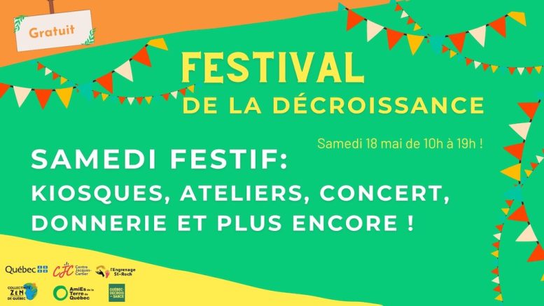 Bannière du Festival de décroissance