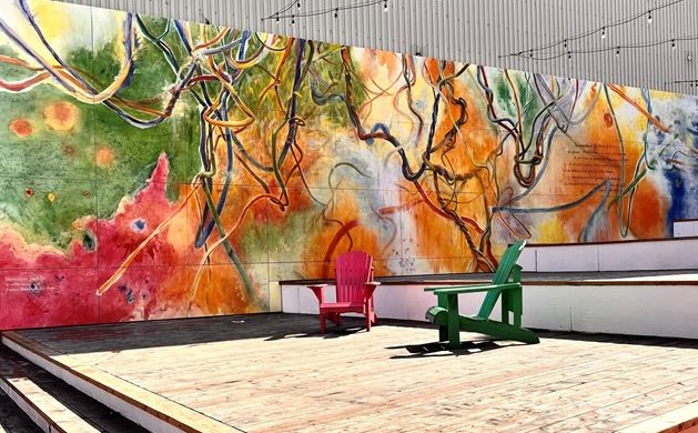 Nouvelle murale dans le quartier Saint-Jean-Baptiste.