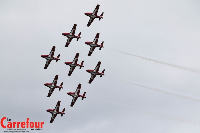 Avions de la Red Arrows.