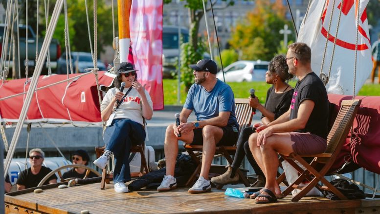 Classe de maîtres lors du Festival de cinéma de la Ville de Québec.