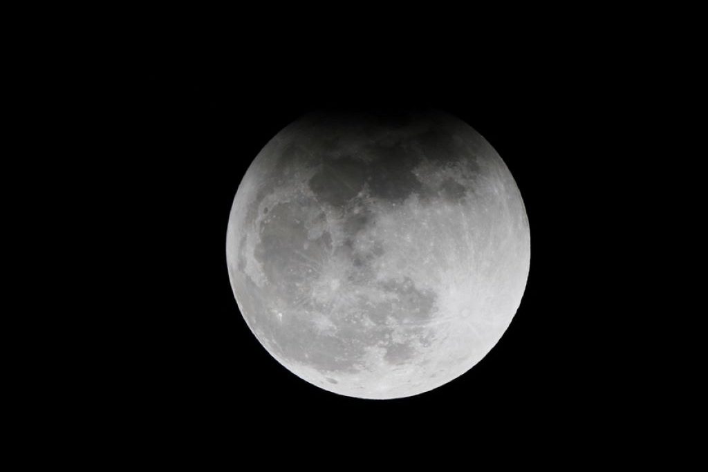 9月17日の夜の部分月食