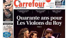 Une du journal du Carrefour, édition du 23 octobre 2024.