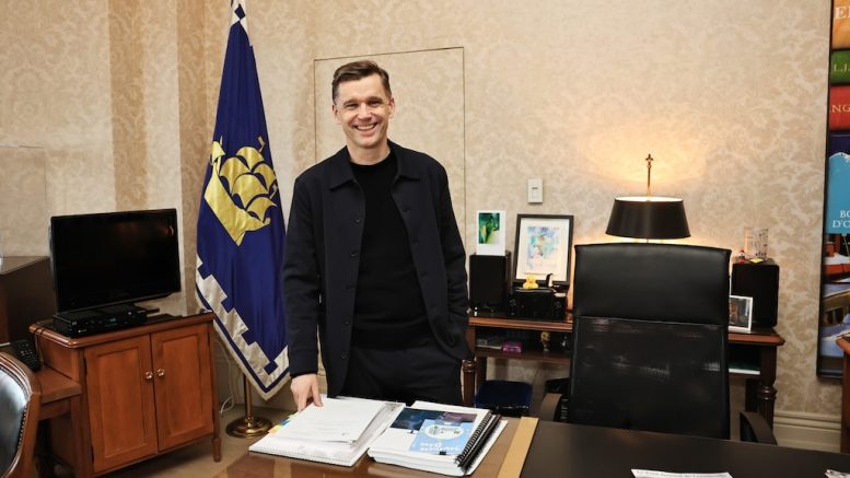 Bruno Marchand, maire de Québec.