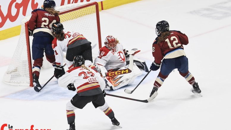 La Victoire de Montréal a affronté la Charge d'Ottawa le 19 janvier au centre Vidéotron.