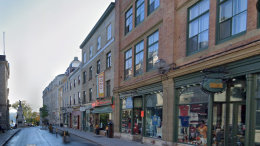La rue De Buade, dans le Vieux-Québec. (Crédit photo : Google Maps)