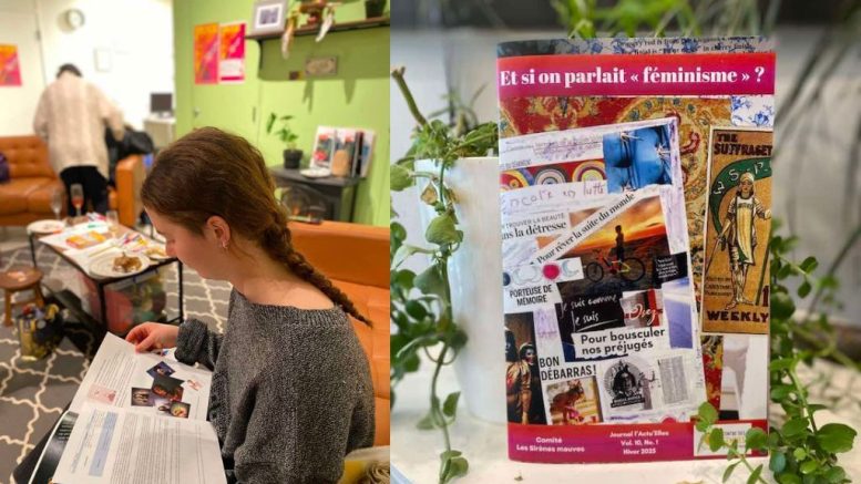 Le Journal l'Actu'Elles, du comité « Les sirènes mauves » du Centre des Femmes de la basse-ville. (Crédit photo : Courtoisie)
