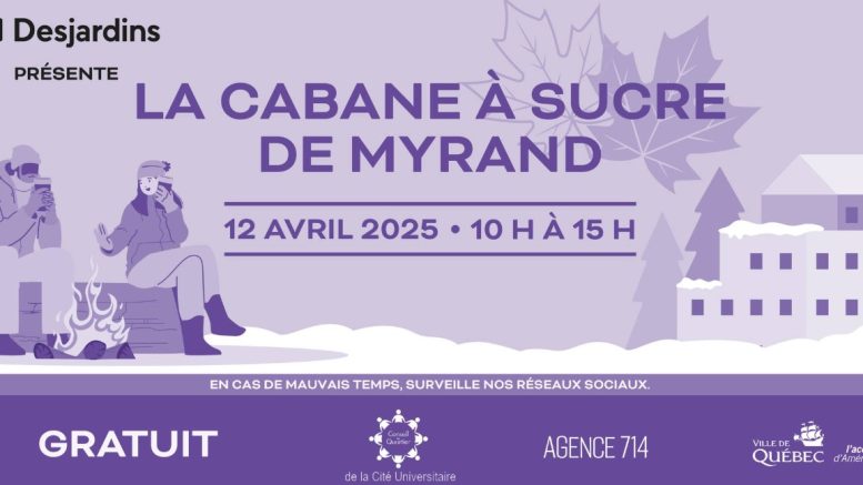 La Cabane à sucre de Myrand revient pour une 3e édition. Crédit image: Agence 714