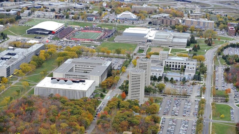 Vue aérienne de l'Université Laval