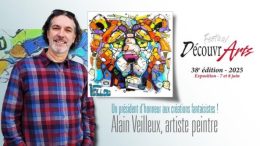 L'artiste peintre Alain Veilleux agira à titre de président d'honneur. Photo: Nicole Faucher