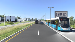 Le SRB proposé par Leadership Québec passerait sur le boulevard Charest. (Image: Leadership Québec)