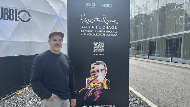 Tommy Caron est le réalisateur du film Hurtubise : Saisir le chaos. (Photo: Xavier Renald)