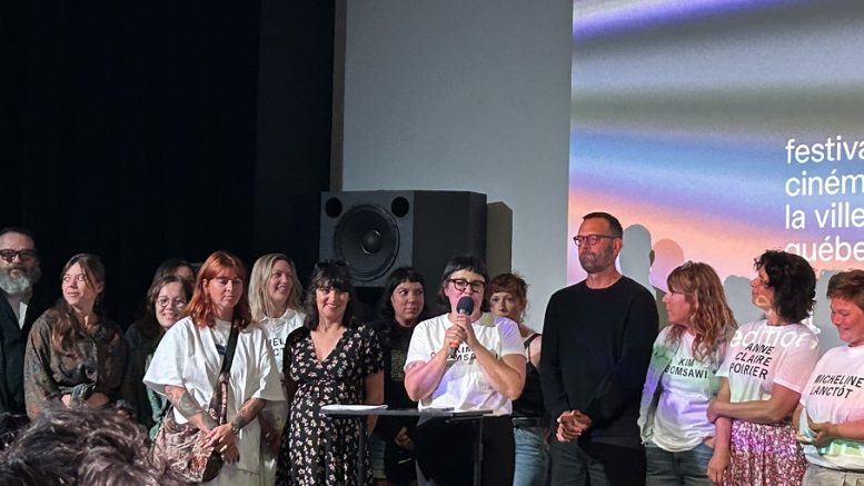 L'équipe du FCVQ lors de la présentation de la programmation de la 14 édition. (Photo: Xavier Renald)