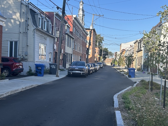 La rue Boisseau, a été réaménagée entre Durocher et Saint-Germain.