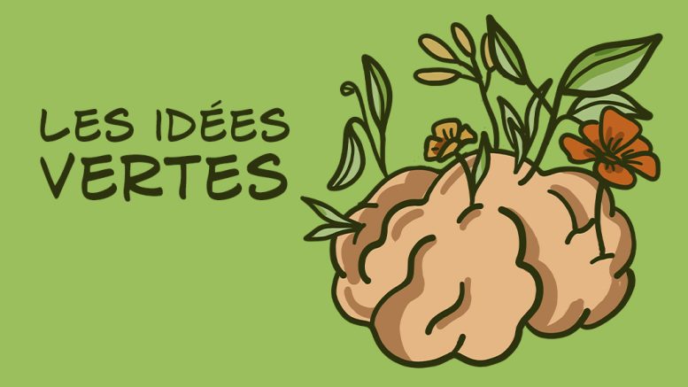 Les idées vertes est une série BD hebdomadaire du Carrefour de Québec - Dessin et scénarisation par Estelle Lévêque.