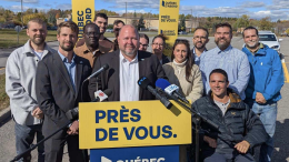 Québec d'abord dans Lebourgneuf.