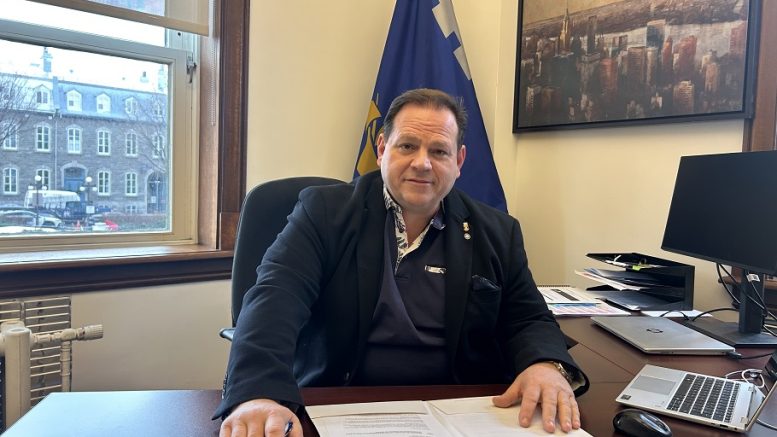 Stéphane Lachance, chef de l'opposition officielle à la Ville de Québec. (Photo: Xavier Renald)