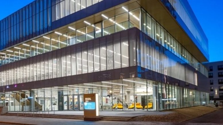 La bibliothèque Gabrielle-Roy vue de l'extérieur (crédit photo: Ville de Québec)