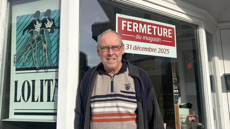 René Lépine ferme sa boutique Lolita. (Photo: Xavier Renald)