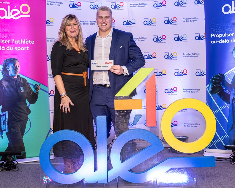 Olivier Léonard, récipiendaire de la Fondation Aléo (crédit photo: Nathan Brunet)