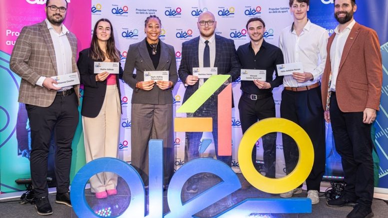 Les récipiendaires de l'Université Laval de la Fondation Aléo (crédit photo: Nathan Brunet)